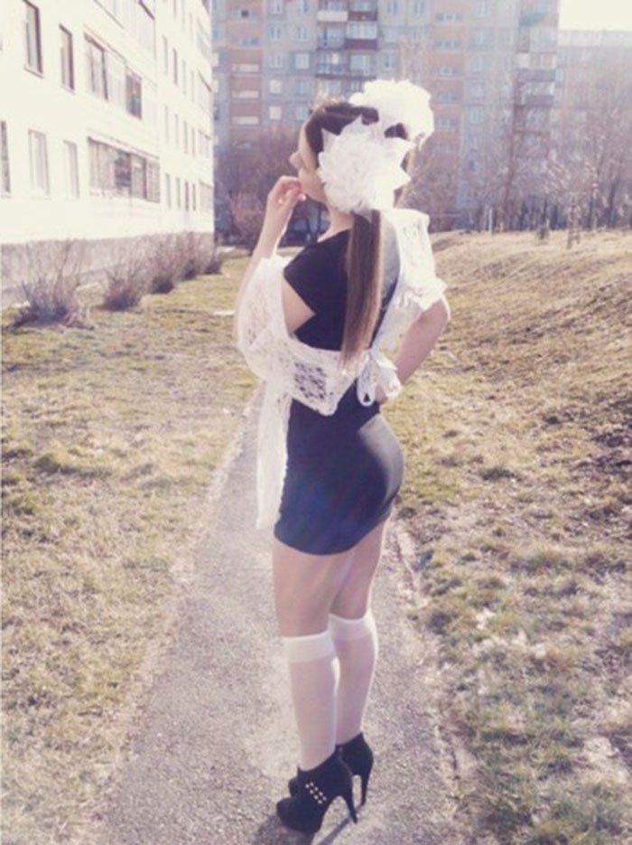 Russian schoolgirls punished smoking compilations